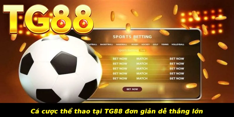 Cá cược thể thao tại TG88 đơn giản dễ thắng lớn